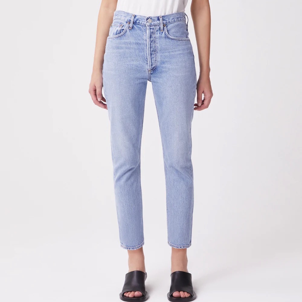 AGOLDE RILEY HIGH RISE STRAIGHT CROP (29)